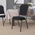 Flash Furniture FD-C01-GOLDVEIN-S0806-GG Black Patterned Fabric Gold Vein Powder Coated Frame Finish Hercules Series Stacking Banquet Chair