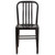 Flash Furniture CH-61200-18-BQ-GG Vertical Slat Back For Indoor/Outdoor Commercial and Residential Use Black and Antique Gold Chair