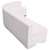 Flash Furniture ZB-803-750-SET-WH-GG White LeatherSoft with Brushed Stainless Steel Base Modular Hercules Alon Series Reception Configuration