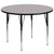 Flash Furniture XU-A60-RND-GY-T-A-GG 60" Dia. Round 21.12" - 30.12" Adjustable Height Gray Activity Table