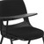Flash Furniture RUT-EO1-01-PAD-RTAB-GG Black Flip-Up Right Handed Plastic Tablet Arm Upholstered Seat and Back Hercules Series Ergonomic Shell Chair