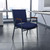 Flash Furniture XU-60154-NVY-GG Navy Blue Patterned Polyester Upholstered Hercules Series Heavy Duty Stacking Chair