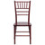 Flash Furniture XS-MAHOGANY-GG Mahogany Acacia Wood Hercules Series Chiavari Chair