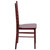 Flash Furniture XS-MAHOGANY-GG Mahogany Acacia Wood Hercules Series Chiavari Chair