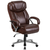 Flash Furniture GO-2092M-1-BN-GG Brown Bonded Leather Padded Arms High Back Design Hercules Series Big & Tall Executive Swivel Office Chair