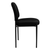 Flash Furniture BT-515-1-BK-GG Black Fabric Upholstery Stacking Side Reception Chair