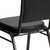 Flash Furniture FD-C01-GOLDVEIN-BK-VY-GG Black Vinyl Upholstered Gold Vein Powder Coated Frame Finish Hercules Series Stacking Banquet Chair