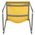 Flash Furniture RUT-238A-YL-GG Yellow Metal Frame Polypropylene Seat and Back Hercules Series Reception Chair
