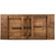 Flash Furniture XA-F-84X40-GG 84" W x 40" D Solid Pine Antique Rustic Plank Top Construction with Square Locking Legs Hercules Series Farm Table