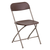 Flash Furniture LE-L-3-BROWN-GG Brown Plastic Seat and Back Hercules Series Premium Folding Chair