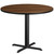 Flash Furniture XU-RD-42-WALTB-T3333-GG 42" Dia. Round Walnut Laminated Dining Height Table with Four Pointed Pedestal Base