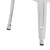 Flash Furniture ET-BT3503-30-WH-GG 30" H White Galvanized Steel with Drain Hole Seat Bar Stool