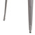Flash Furniture CH-51040-40-SIL-GG Silver Square Brace Underneath Top Table