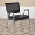 Flash Furniture XU-DG-60443-670-2-BV-GG Black Vinyl Upholstered Hercules Series Bariatric Stacking Chair