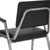 Flash Furniture XU-DG-60443-670-2-BV-GG Black Vinyl Upholstered Hercules Series Bariatric Stacking Chair