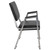 Flash Furniture XU-DG-60443-670-2-BV-GG Black Vinyl Upholstered Hercules Series Bariatric Stacking Chair