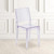 Flash Furniture FH-121-APC-GG Transparent Crystal Molded Polycarbonate Plain Back Phantom Series Stacking Side Chair