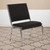 Flash Furniture XU-DG-60442-660-1-BK-GG Black 1500 Lb. Weight Capacity Silver Vein Frame Finish Hercules Series Bariatric Stacking Chair