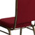 Flash Furniture FD-C01-GOLDVEIN-3169-GG Burgundy Fabric Upholstered Gold Vein Powder Coated Frame Finish Hercules Series Stacking Banquet Chair
