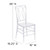 Flash Furniture BH-H007-CRYSTAL-GG Polycarbonate For Indoor/Outdoor Commercial Use Stacks up to 10 Chairs High Flash Elegance Stacking Chiavari Chair