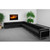 Flash Furniture ZB-IMAG-SECT-SET3-GG Black LeatherSoft With Stainless Steel Legs Modular Hercules Imagination Series Sectional