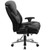Flash Furniture GO-2085-LEA-GG Black Bonded Leather Padded Arms High Back Design Hercules Series 24/7 Big & Tall Executive Swivel Office Chair