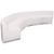 Flash Furniture ZB-803-820-SET-WH-GG White LeatherSoft with Brushed Stainless Steel Base Modular Hercules Alon Series Reception Configuration
