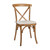 Flash Furniture XU-X-PEC-NTC-GG Ash Wood Seat and Frame with Pecan Finish Hercules Series Stackable Chair