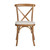Flash Furniture XU-X-PEC-NTC-GG Ash Wood Seat and Frame with Pecan Finish Hercules Series Stackable Chair