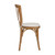 Flash Furniture XU-X-PEC-NTC-GG Ash Wood Seat and Frame with Pecan Finish Hercules Series Stackable Chair