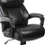 Flash Furniture GO-2223-BK-GG Black Bonded Leather Padded Arms High Back Design Hercules Series Big & Tall Executive Swivel Office Chair