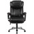 Flash Furniture GO-2223-BK-GG Black Bonded Leather Padded Arms High Back Design Hercules Series Big & Tall Executive Swivel Office Chair