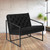 Flash Furniture ZB-8522-BK-GG Black LeatherSoft Upholstery Taut Seat and Back Hercules Madison Series Lounge Chair