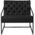 Flash Furniture ZB-8522-BK-GG Black LeatherSoft Upholstery Taut Seat and Back Hercules Madison Series Lounge Chair
