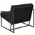 Flash Furniture ZB-8522-BK-GG Black LeatherSoft Upholstery Taut Seat and Back Hercules Madison Series Lounge Chair