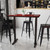 Flash Furniture XU-MAHTB-3042-T0522B-GG Mahogany Laminate Rectangular Plastic Top PVC T-Mold Edge Table