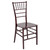 Flash Furniture LE-MAHOGANY-M-GG Mahogany Resin Ladder Back Hercules Premium Series Stacking Chiavari Chair