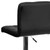 Flash Furniture DS-810-MOD-BK-GG Black Vinyl with Contemporary Style Chrome Base Swivel Bar Stool