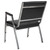 Flash Furniture XU-DG-60443-670-1-BK-VY-GG Black Vinyl Upholstered Hercules Series Bariatric Stacking Chair
