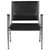 Flash Furniture XU-DG-60443-670-1-BK-VY-GG Black Vinyl Upholstered Hercules Series Bariatric Stacking Chair