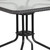 Flash Furniture TLH-073SQ-037GY2-GG Gray Steel Square Table Set with 2 Chairs