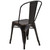 Flash Furniture ET-3534-COP-GG Distressed Metal Copper Drain Holes in Seat Chair