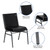 Flash Furniture XU-60153-BK-VYL-GG Black Vinyl Upholstery Hercules Series Heavy Duty Stacking Chair