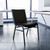 Flash Furniture XU-60153-BK-VYL-GG Black Vinyl Upholstery Hercules Series Heavy Duty Stacking Chair