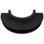 Flash Furniture ZB-803-520-SET-BK-GG Black LeatherSoft with Brushed Stainless Steel Base Modular Hercules Alon Series Reception Configuration