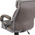 Flash Furniture GO-2092M-1-TP-GG Taupe Bonded Leather Padded Arms High Back Design Hercules Series Big & Tall Executive Swivel Office Chair
