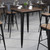 Flash Furniture CH-51040-40M1-BK-GG Black Square Cross Brace Table