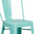 Flash Furniture ET-3534-30-MINT-GG Mint Galvanized Steel Drain Holes In Seat Bar Stool