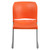 Flash Furniture RUT-238A-OR-GG Orange Metal Frame Hercules Series Contoured Stacking Chair