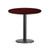 Flash Furniture XU-RD-30-MAHTB-TR18-GG 30" Dia. Round Mahogany Laminated Dining Height Table with Pedestal Base